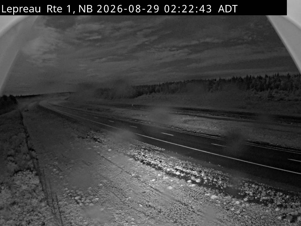 Web Cam image of Lepreau / New River (NB Highway 1)