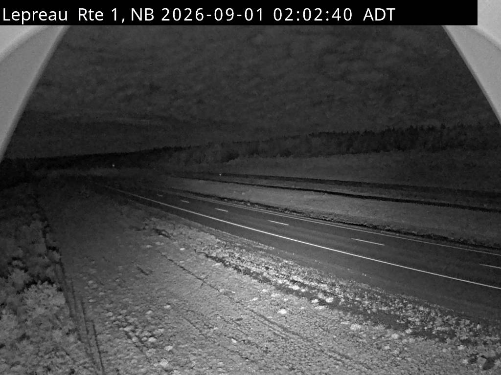 Web Cam image of Lepreau / New River (NB Highway 1)