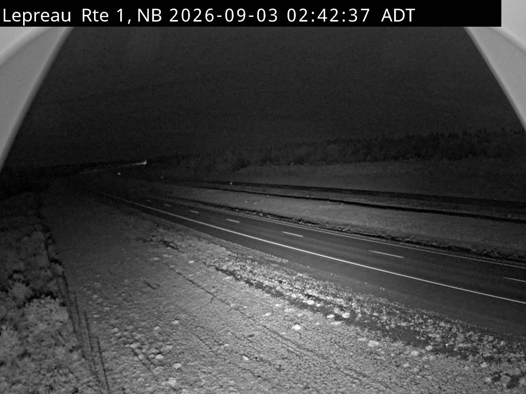 Web Cam image of Lepreau / New River (NB Highway 1)