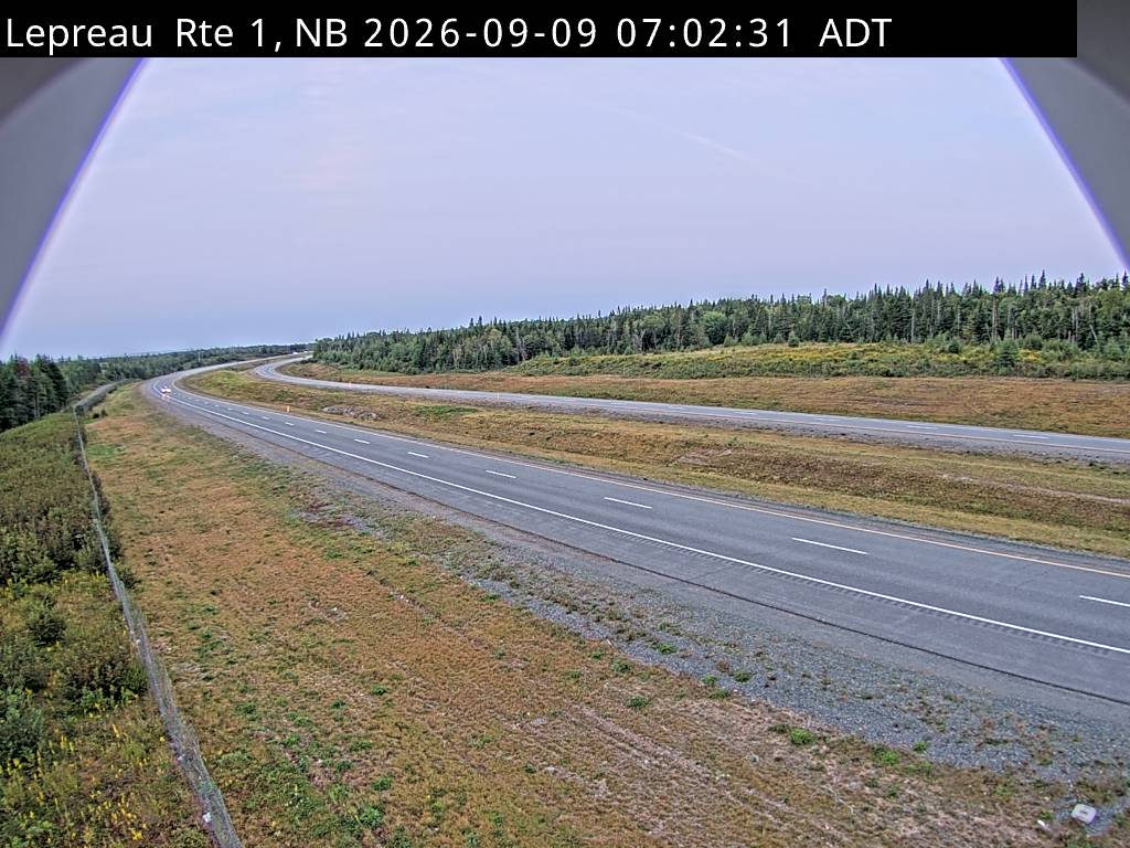 Web Cam image of Lepreau / New River (NB Highway 1)