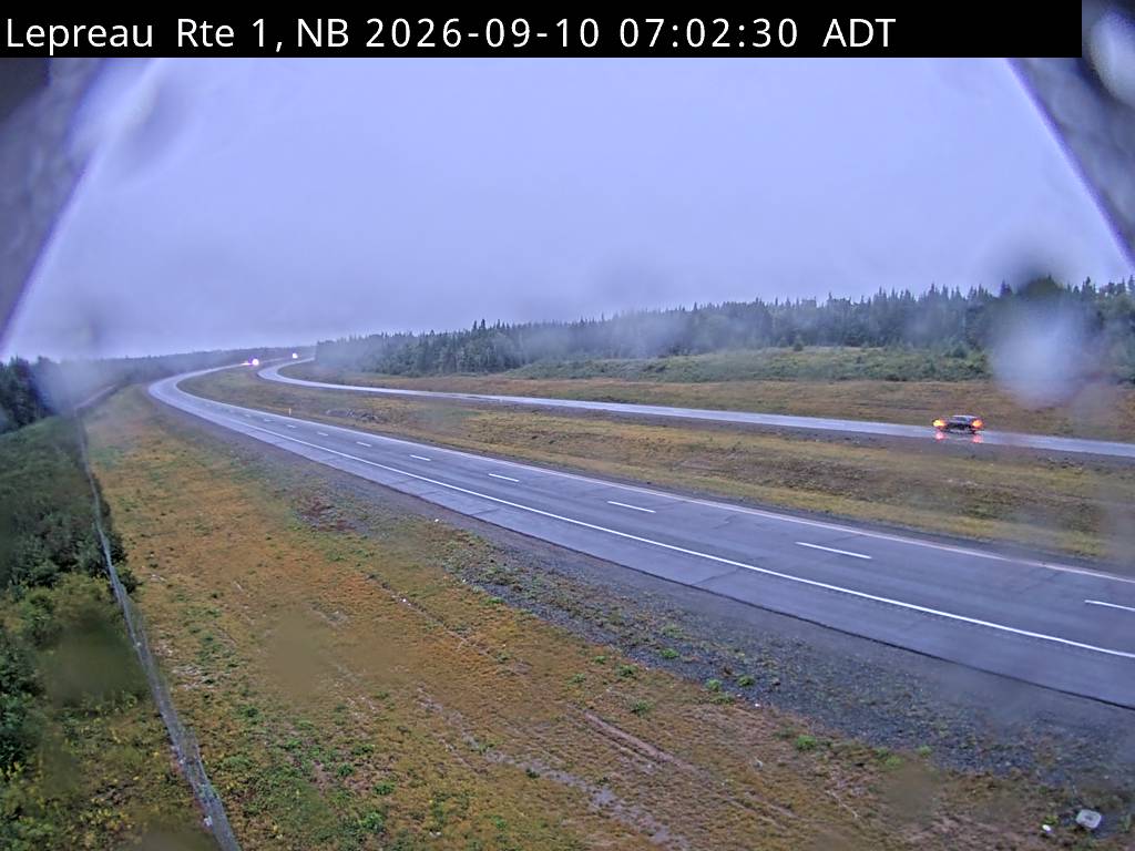 Web Cam image of Lepreau / New River (NB Highway 1)
