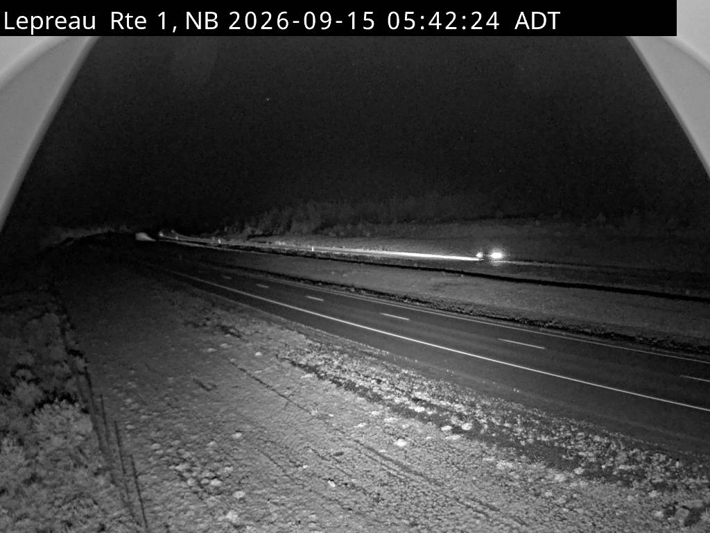 Web Cam image of Lepreau / New River (NB Highway 1)