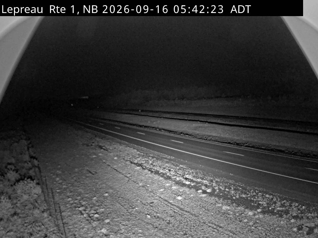 Web Cam image of Lepreau / New River (NB Highway 1)