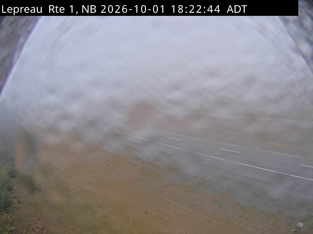Web Cam image of Lepreau / New River (NB Highway 1)