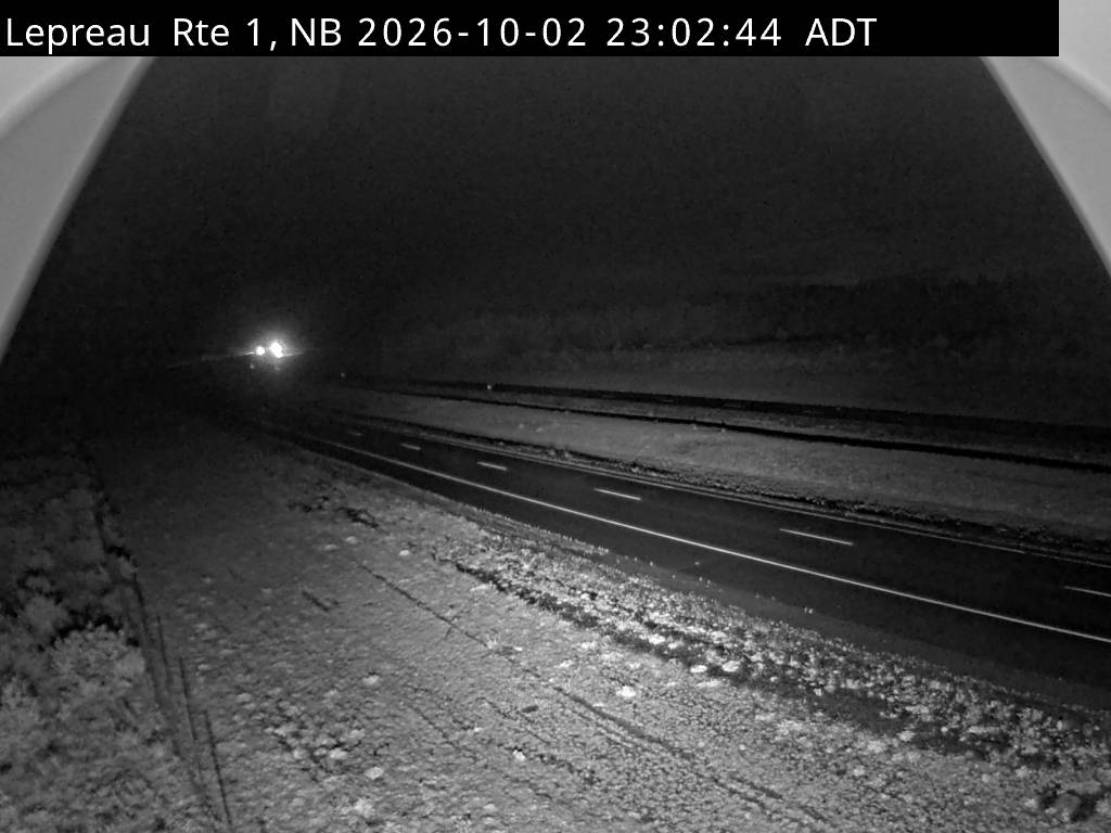 Web Cam image of Lepreau / New River (NB Highway 1)