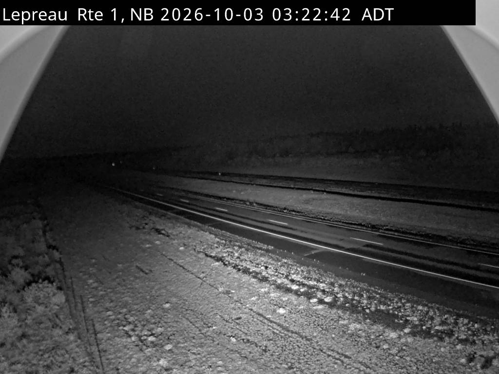Web Cam image of Lepreau / New River (NB Highway 1)