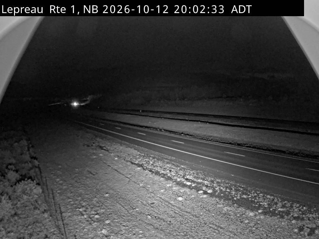 Web Cam image of Lepreau / New River (NB Highway 1)