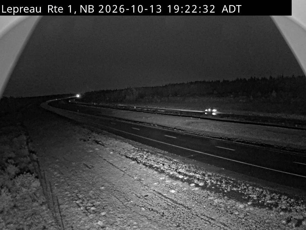 Web Cam image of Lepreau / New River (NB Highway 1)