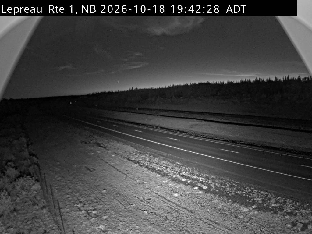 Web Cam image of Lepreau / New River (NB Highway 1)