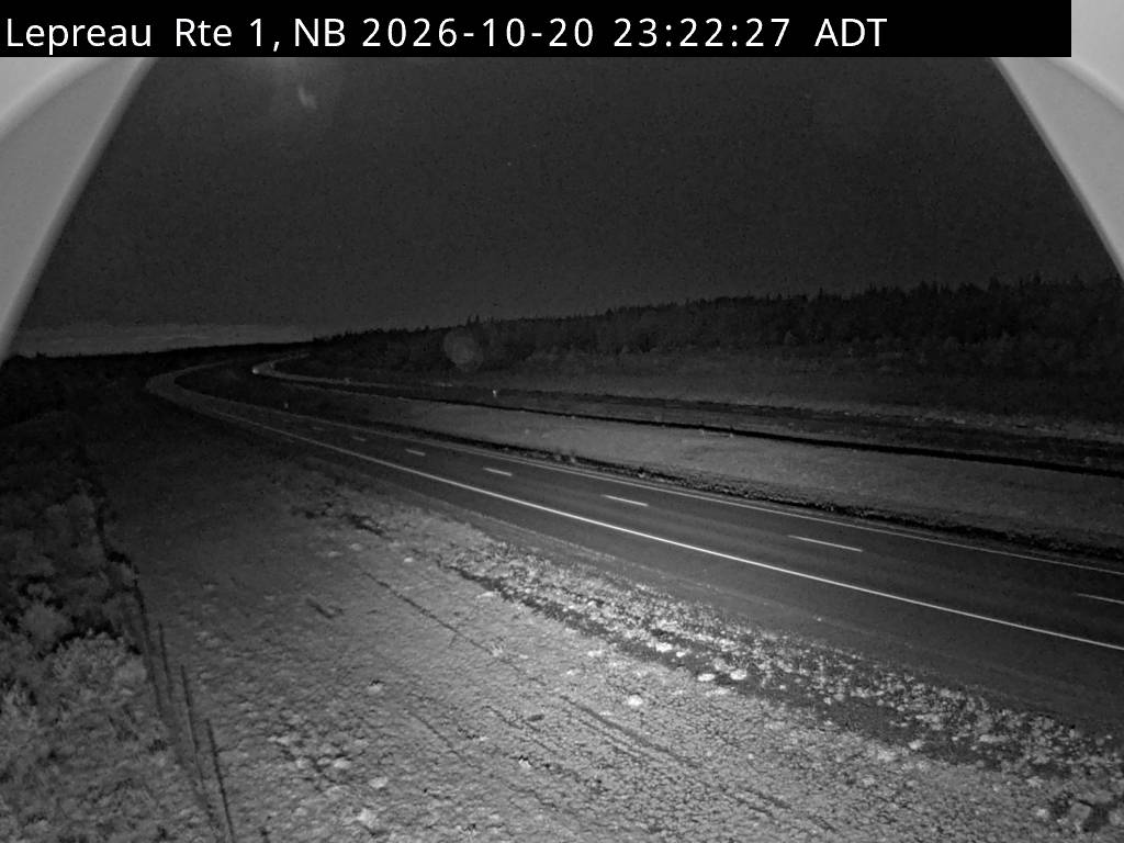 Web Cam image of Lepreau / New River (NB Highway 1)