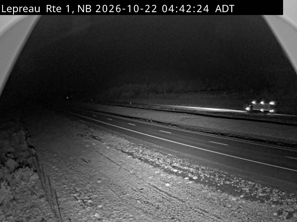 Web Cam image of Lepreau / New River (NB Highway 1)