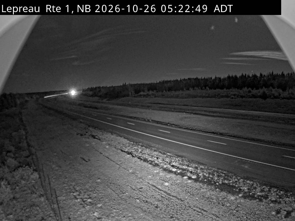 Web Cam image of Lepreau / New River (NB Highway 1)