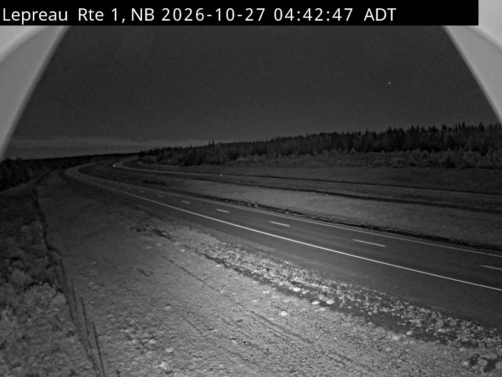 Web Cam image of Lepreau / New River (NB Highway 1)