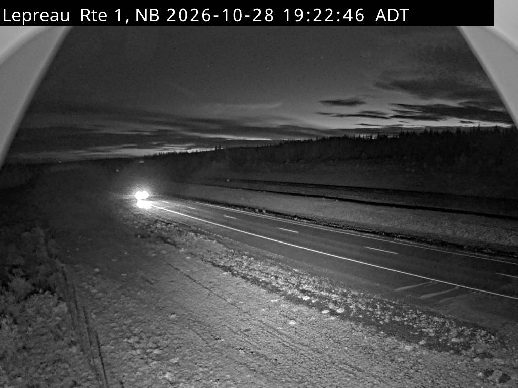 Web Cam image of Lepreau / New River (NB Highway 1)