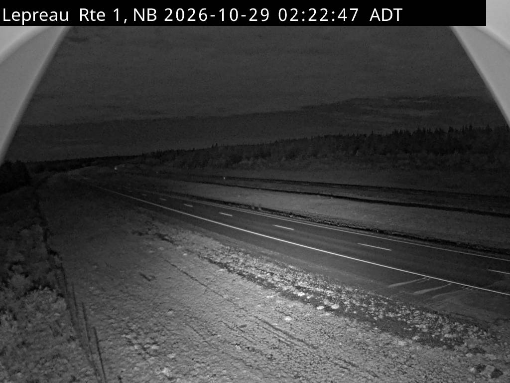 Web Cam image of Lepreau / New River (NB Highway 1)