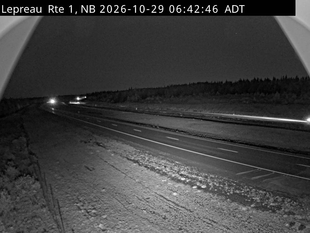 Web Cam image of Lepreau / New River (NB Highway 1)