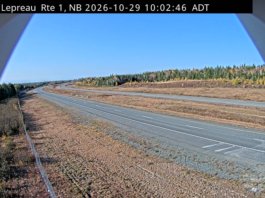 Web Cam image of Lepreau / New River (NB Highway 1)