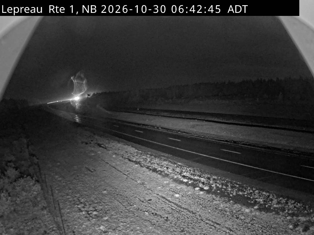Web Cam image of Lepreau / New River (NB Highway 1)