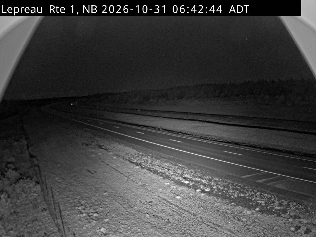 Web Cam image of Lepreau / New River (NB Highway 1)