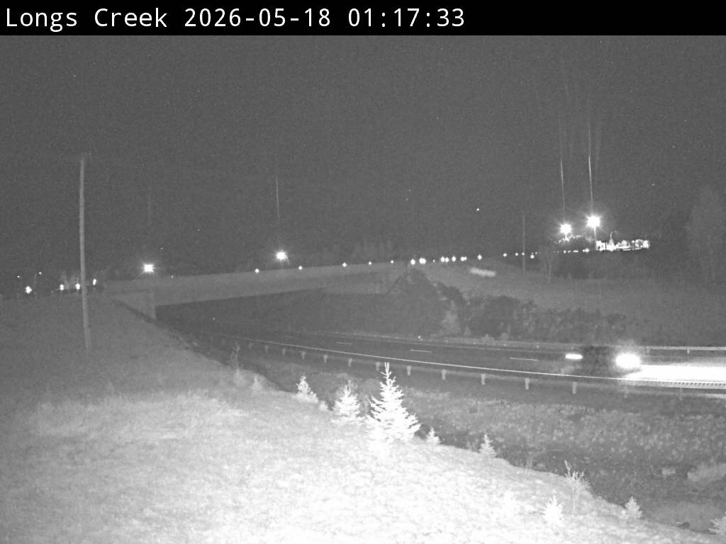 Web Cam image of Longs Creek (NB Highway 2)