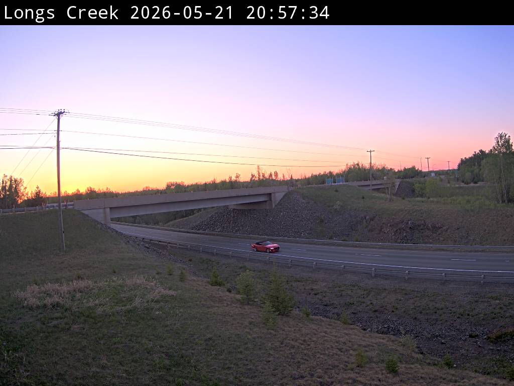 Web Cam image of Longs Creek (NB Highway 2)