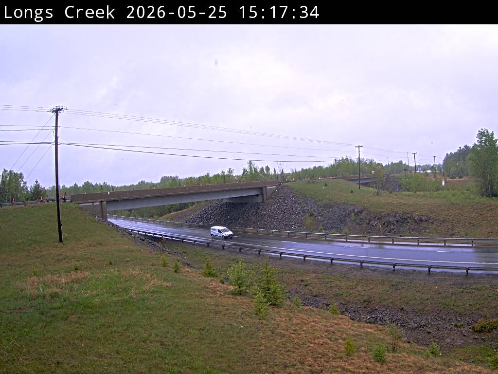 Web Cam image of Longs Creek (NB Highway 2)