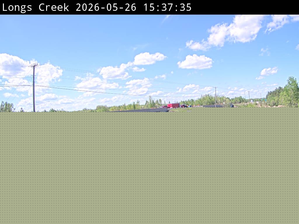 Web Cam image of Longs Creek (NB Highway 2)