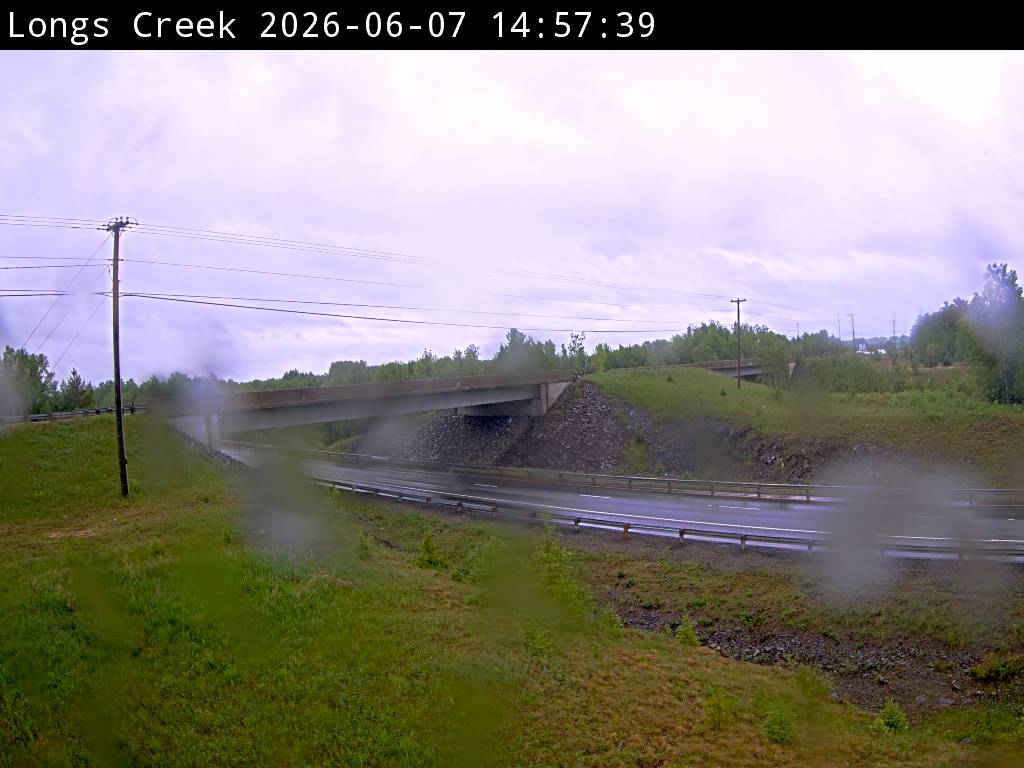 Web Cam image of Longs Creek (NB Highway 2)