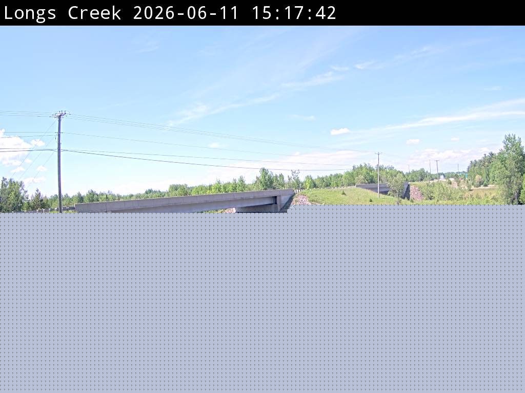 Web Cam image of Longs Creek (NB Highway 2)