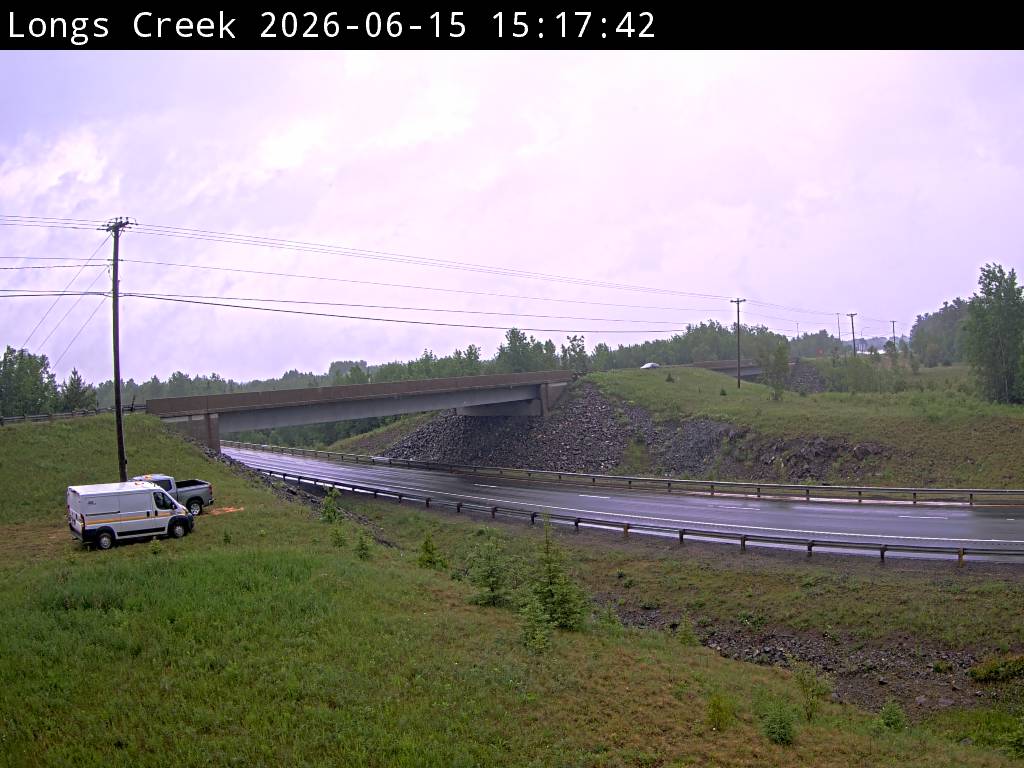 Web Cam image of Longs Creek (NB Highway 2)