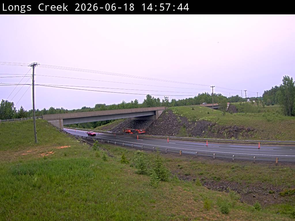 Web Cam image of Longs Creek (NB Highway 2)