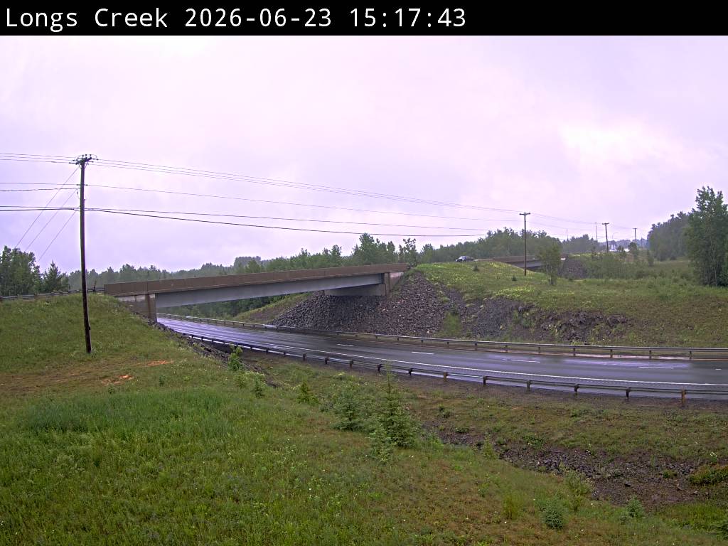 Web Cam image of Longs Creek (NB Highway 2)