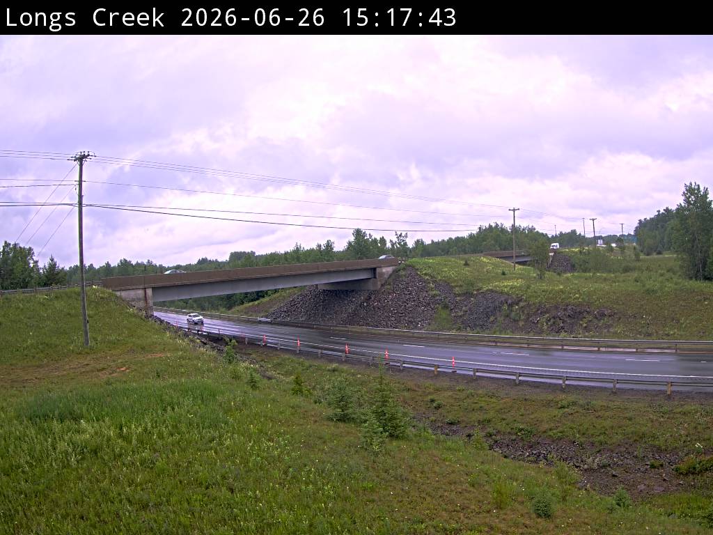 Web Cam image of Longs Creek (NB Highway 2)