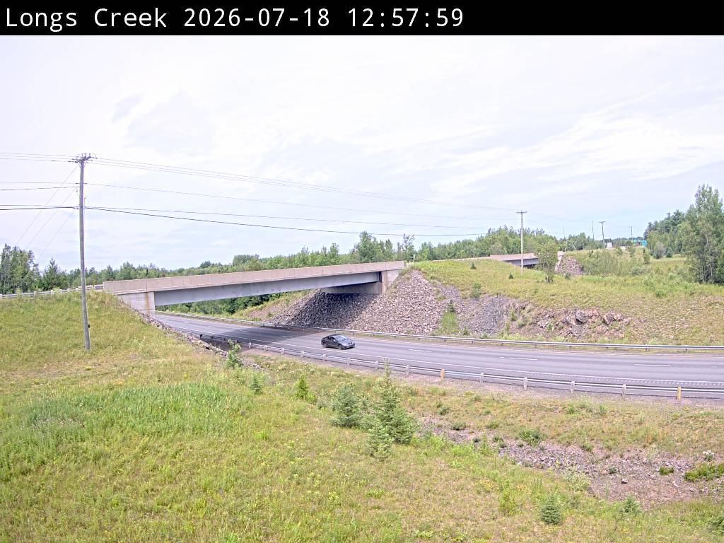 Web Cam image of Longs Creek (NB Highway 2)