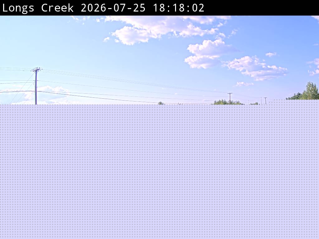 Web Cam image of Longs Creek (NB Highway 2)