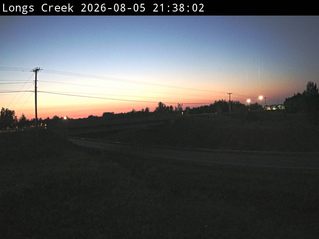 Web Cam image of Longs Creek (NB Highway 2)