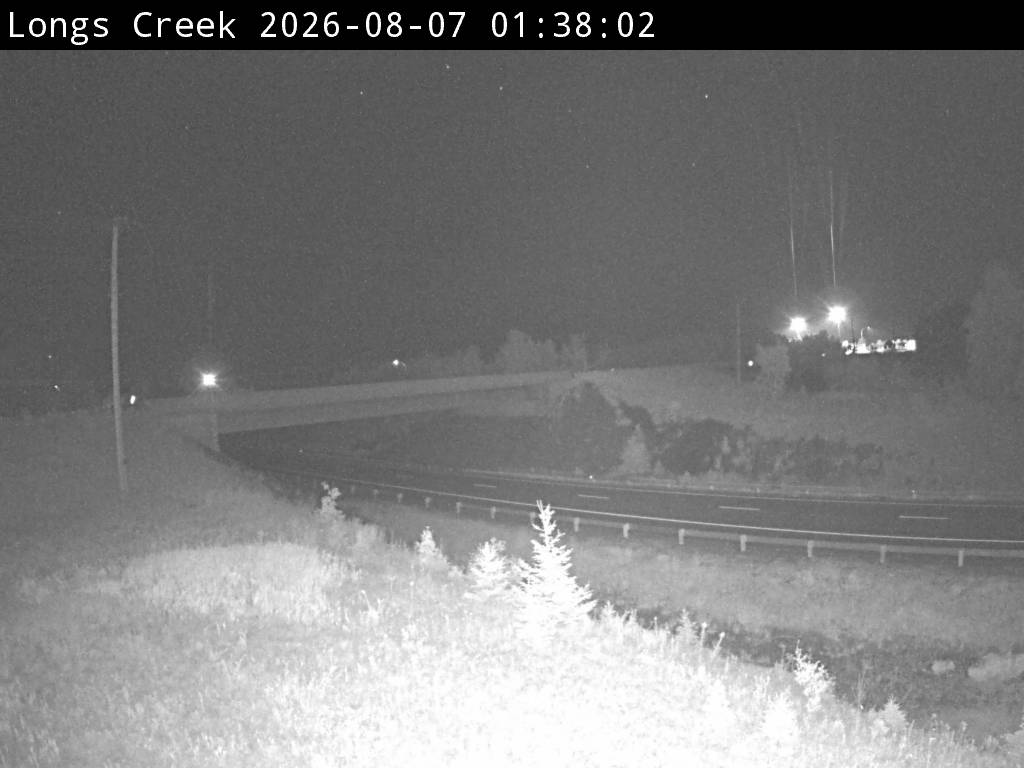 Web Cam image of Longs Creek (NB Highway 2)