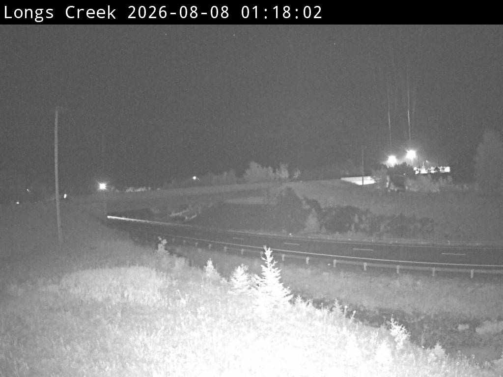 Web Cam image of Longs Creek (NB Highway 2)