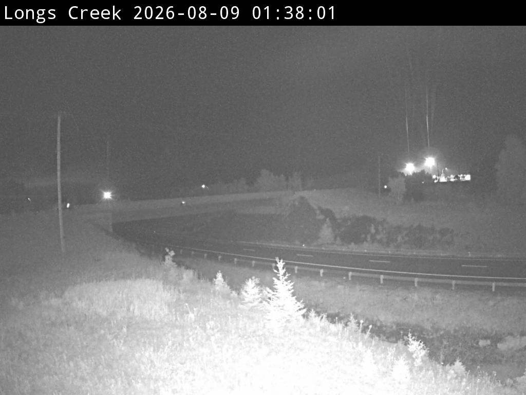 Web Cam image of Longs Creek (NB Highway 2)