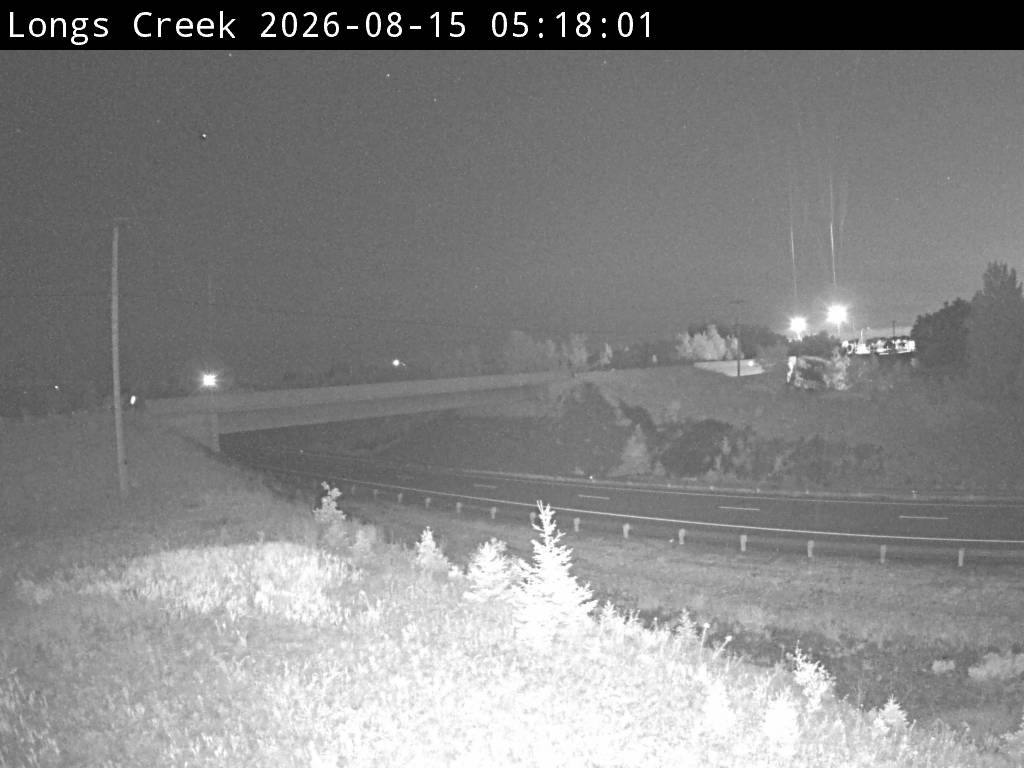 Web Cam image of Longs Creek (NB Highway 2)
