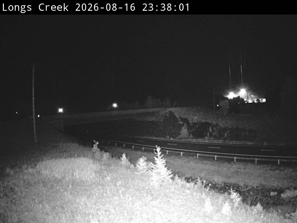 Web Cam image of Longs Creek (NB Highway 2)
