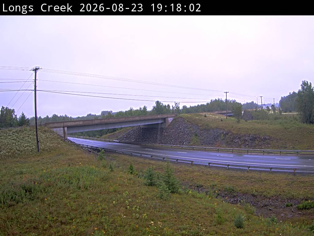 Web Cam image of Longs Creek (NB Highway 2)