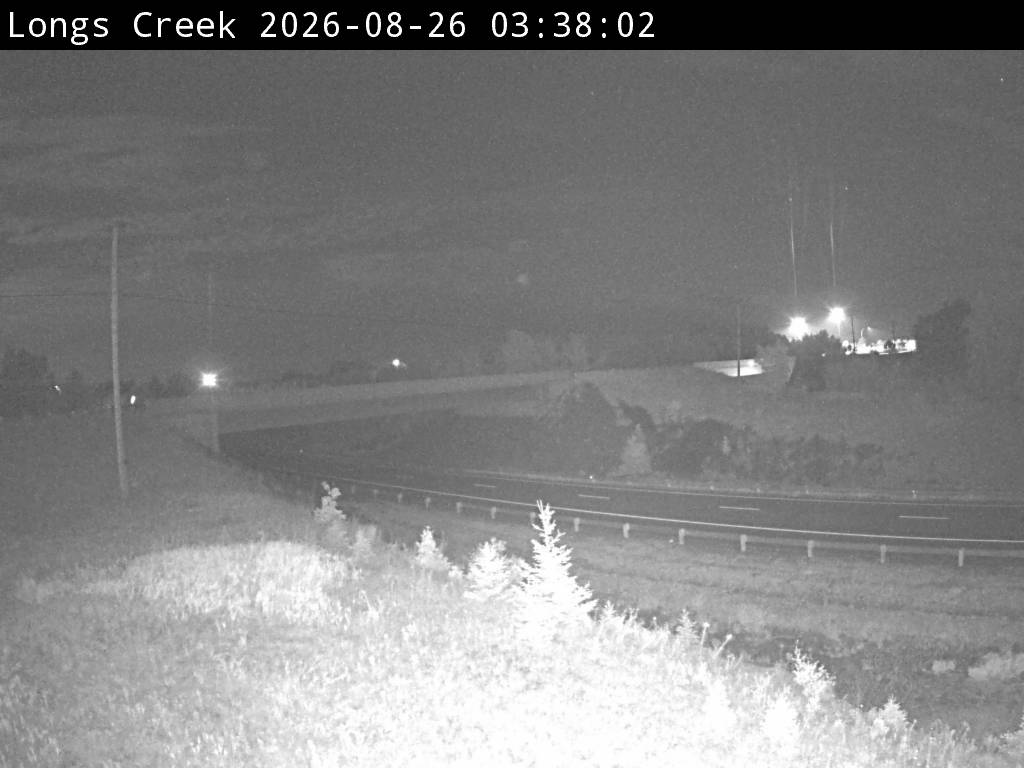 Web Cam image of Longs Creek (NB Highway 2)