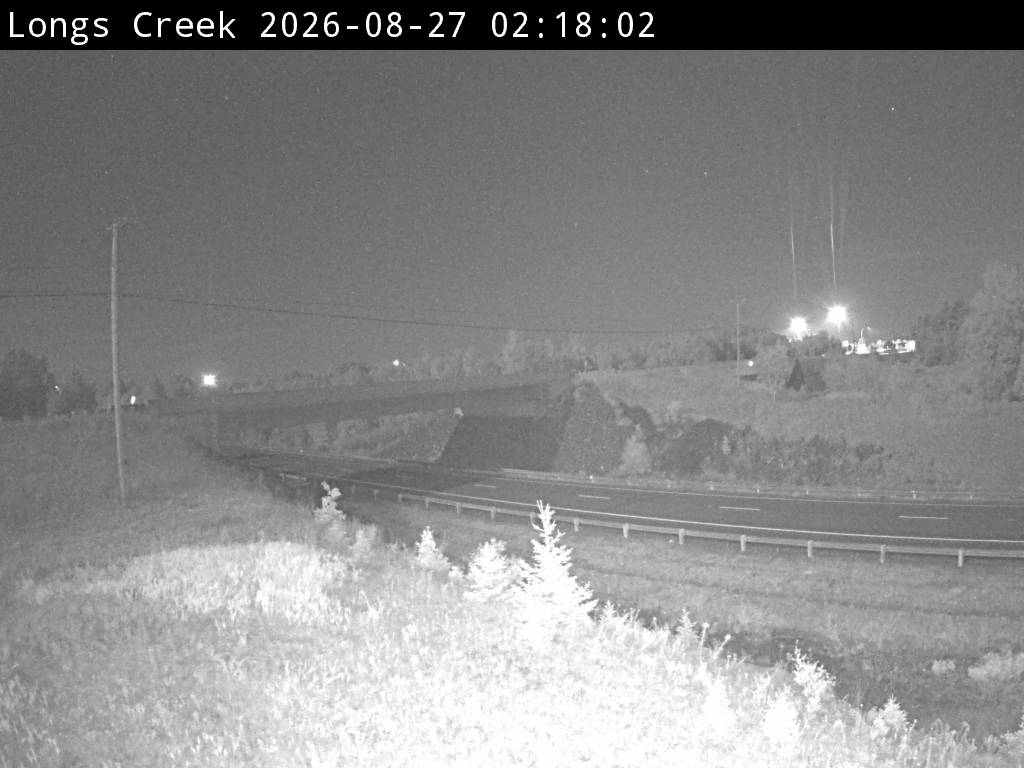 Web Cam image of Longs Creek (NB Highway 2)