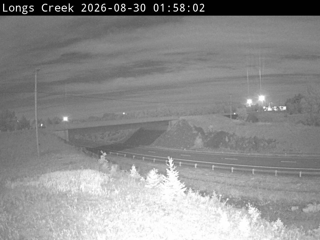 Web Cam image of Longs Creek (NB Highway 2)