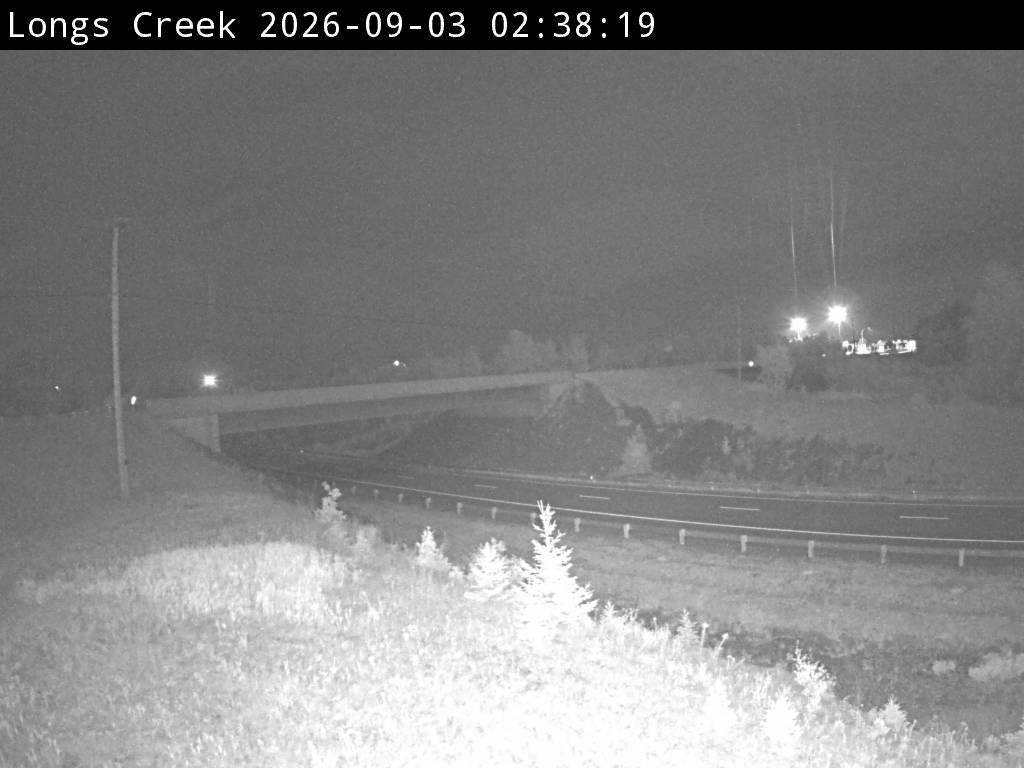 Web Cam image of Longs Creek (NB Highway 2)
