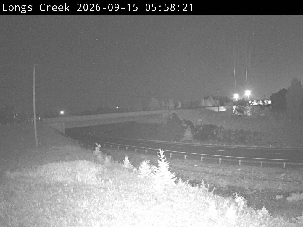 Web Cam image of Longs Creek (NB Highway 2)