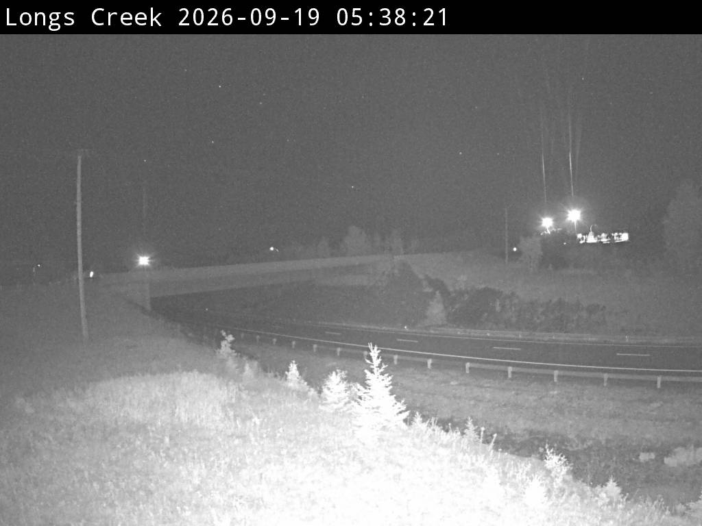 Web Cam image of Longs Creek (NB Highway 2)