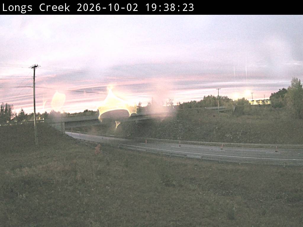 Web Cam image of Longs Creek (NB Highway 2)