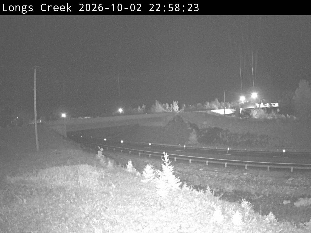 Web Cam image of Longs Creek (NB Highway 2)
